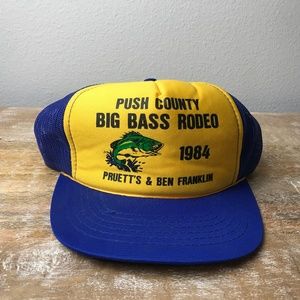 Vintage Push Country Big Bass Rodeo Hat